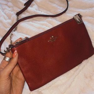 Coach flat wallet crossbody bag
